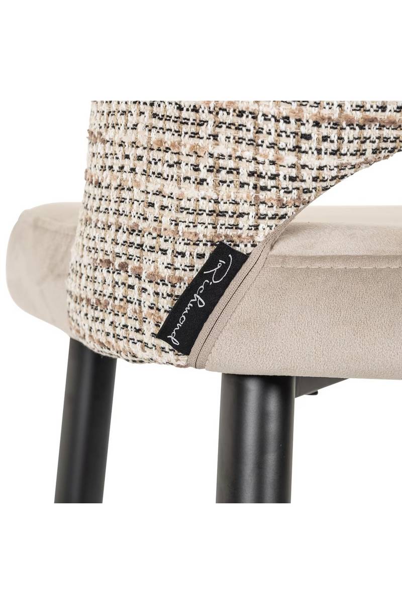 Khaki Cut-Out Bar Stool | OROA Tabitha