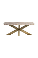 Brass Base Marble Coffee Table | Richmond Interiors Bottega | Oroatrade.com