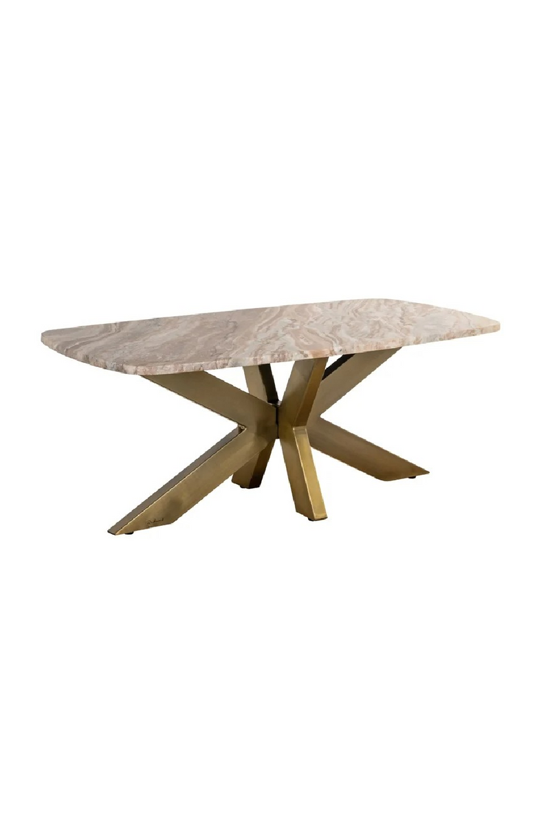 Brass Base Marble Coffee Table | Richmond Interiors Bottega | Oroatrade.com