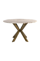 Round Marble Brass Dining Table | Richmond Interiors Bottega | Oroatrade.com