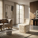 Beige Wheeled Accent Chair | Richmond Interiors Lorain