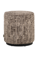 Gray Cylindrical Pouf | Richmond Interiors Lexie | Oroatrade.com