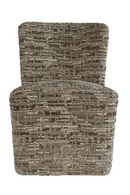 Gray Upholstered Wheeled Chair | Richmond Interiors Lorain | Oroatrade.com