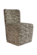 Gray Upholstered Wheeled Chair | Richmond Interiors Lorain | Oroatrade.com