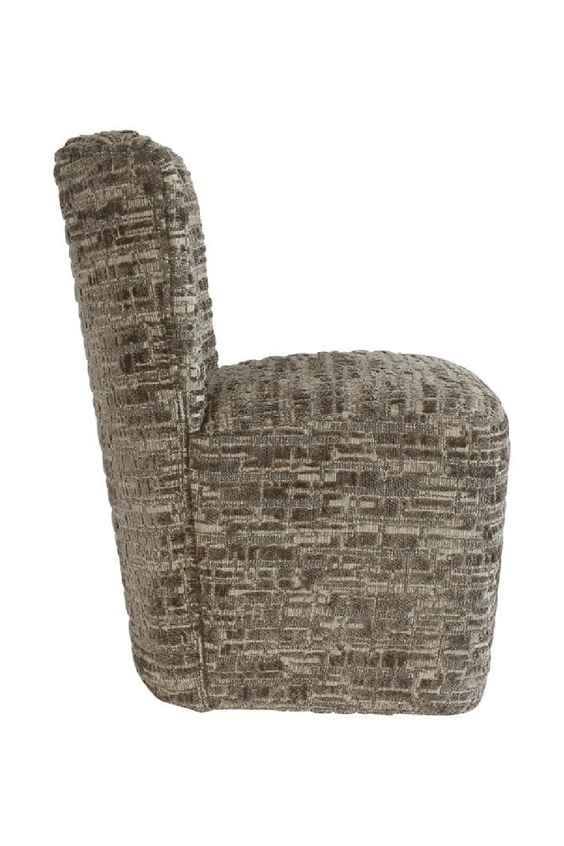 Gray Upholstered Wheeled Chair | Richmond Interiors Lorain | Oroatrade.com
