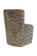 Gray Upholstered Wheeled Chair | Richmond Interiors Lorain | Oroatrade.com