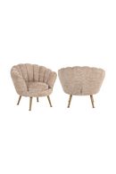 Beige Scalloped Kid's Lounge Chair | Richmond Interiors Charly | Oroatrade.com