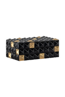 Faceted Black Storage Box | Richmond Interiors Velicia | Oroatrade.com