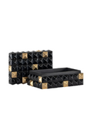 Faceted Black Storage Box | Richmond Interiors Velicia | Oroatrade.com