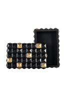 Faceted Black Storage Box | Richmond Interiors Velicia | Oroatrade.com