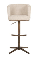 White Barrel Swivel Bar Stool | Richmond Interiors Cheyenne