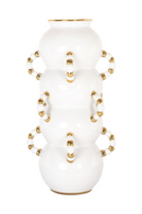 White Stoneware Vase | Richmond Interiors Pippy | Oroatrade.com