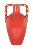 Orange Stoneware Vase | Richmond Interiors Davita | Oroatrade.com