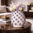 Cream Stonewared Dotted Vase | Richmond Interiors Dotty