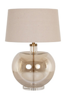 Amber Glass Table Lamp | Richmond Interiors Jazzy | Oroatrade.com