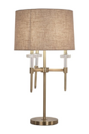 Brushed Gold Table Lamp | Richmond Interiors Josie | Oroatrade.com