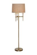 Brushed Gold Floor Lamp | Richmond Interiors Josie | Oroatrade.com