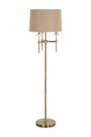 Brushed Gold Floor Lamp | Richmond Interiors Josie | Oroatrade.com