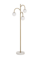 Triple Glass Spheres Floor Lamp | Richmond Interiors Janou | Oroatrade.com