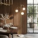 Triple Glass Spheres Floor Lamp | Richmond Interiors Janou