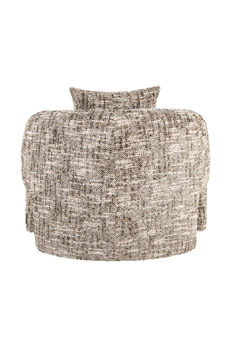 Brown Curved Back Lounge Chair | Richmond Interiors Tuscany | Oroatrade.com