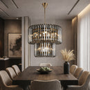 Smoked Glass Chandelier | Richmond Interiors Bryon