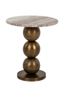 Beige Marble End Table | Richmond Interiors Barley | Oroatrade.com