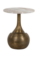 Brushed Gold Base End Table | Richmond Interiors Sia | Oroatrade.com