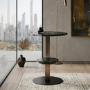 Black Marble Tops End Table | Richmond Interiors Tibby