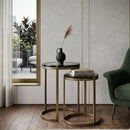 Gold Framed Nested Side Tables (2) | Richmond Interiors Cleo