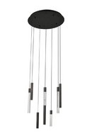 8 Tubular Lamps Chandelier | Richmond Interiors Oxley | Oroatrade.com