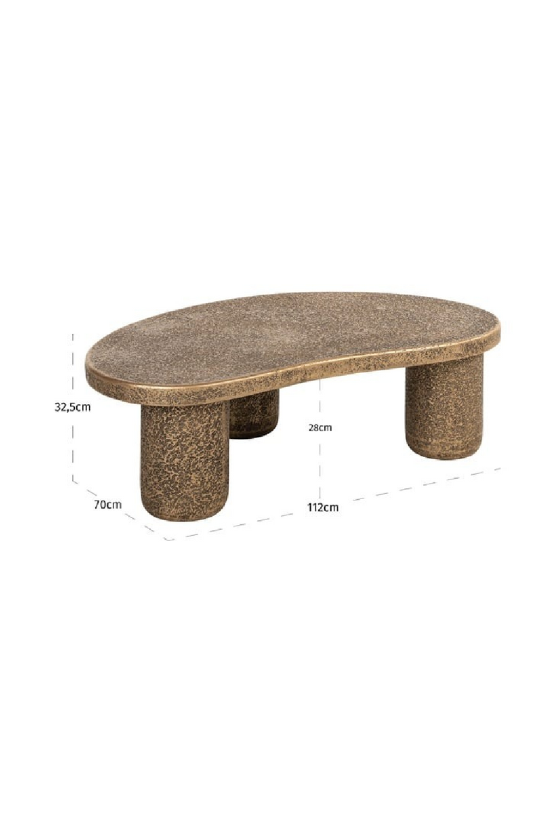 Textured Bronze Coffee Table | OROA Kenobi | Oroatrade.com