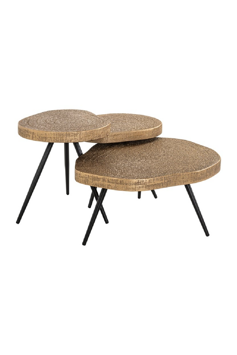 Bronze Organic Coffee Table Set (3) | OROA Symba | Oroatrade.com