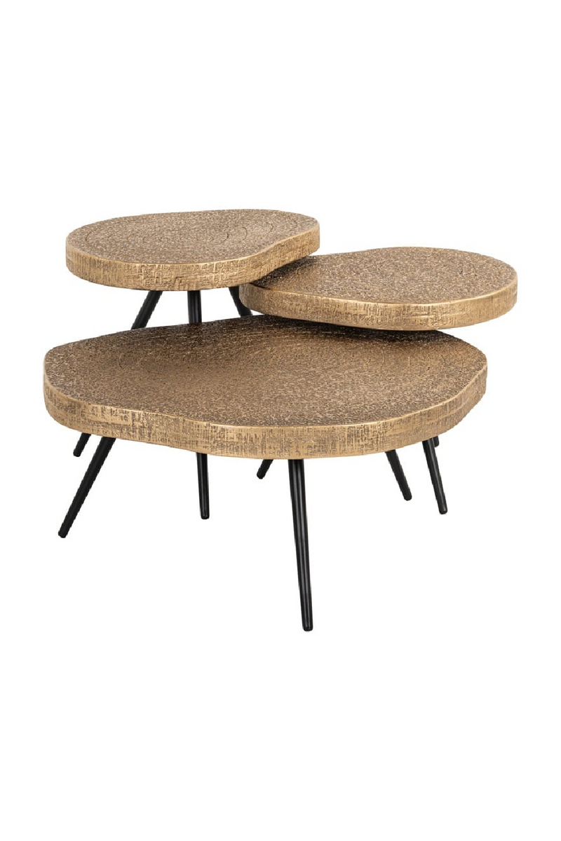 Bronze Organic Coffee Table Set (3) | OROA Symba | Oroatrade.com