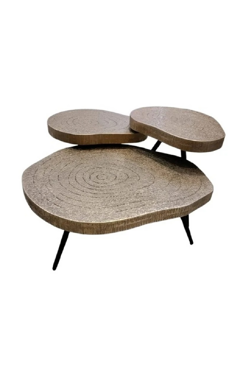 Bronze Organic Coffee Table Set (3) | OROA Symba | Oroatrade.com