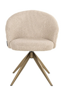 Cream Upholstered Swivel Chair | Richmond Interiors Zendaya | Oroatrade.com