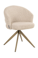 Cream Upholstered Swivel Chair | Richmond Interiors Zendaya | Oroatrade.com