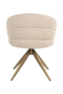 Cream Upholstered Swivel Chair | Richmond Interiors Zendaya | Oroatrade.com