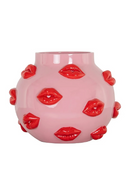 Lips Embossed Pink Vase | Richmond Interiors Loth | Oroatrade.com