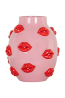 Lips Embossed Pink Vase | Richmond Interiors Loth | Oroatrade.com