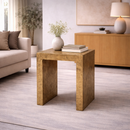 Gold Aluminum End Table | Richmond Interiors Novan