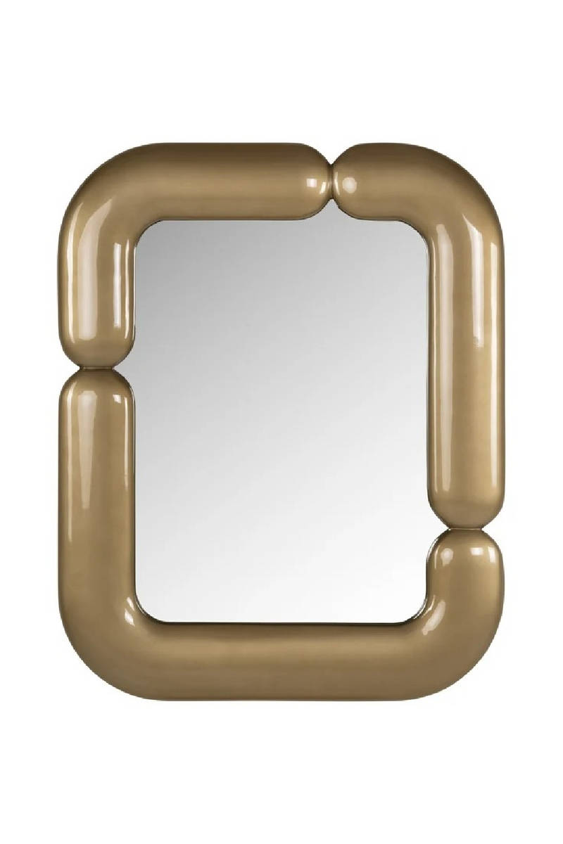 Glossy Gold Mirror | Richmond Interiors Aubry | Oroatrade.com
