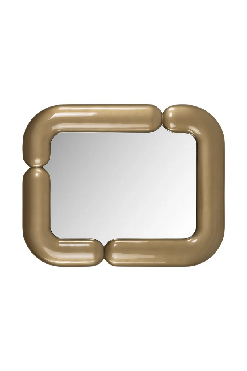 Glossy Gold Mirror | Richmond Interiors Aubry | Oroatrade.com