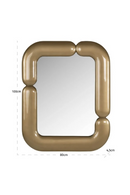 Glossy Gold Mirror | Richmond Interiors Aubry | Oroatrade.com