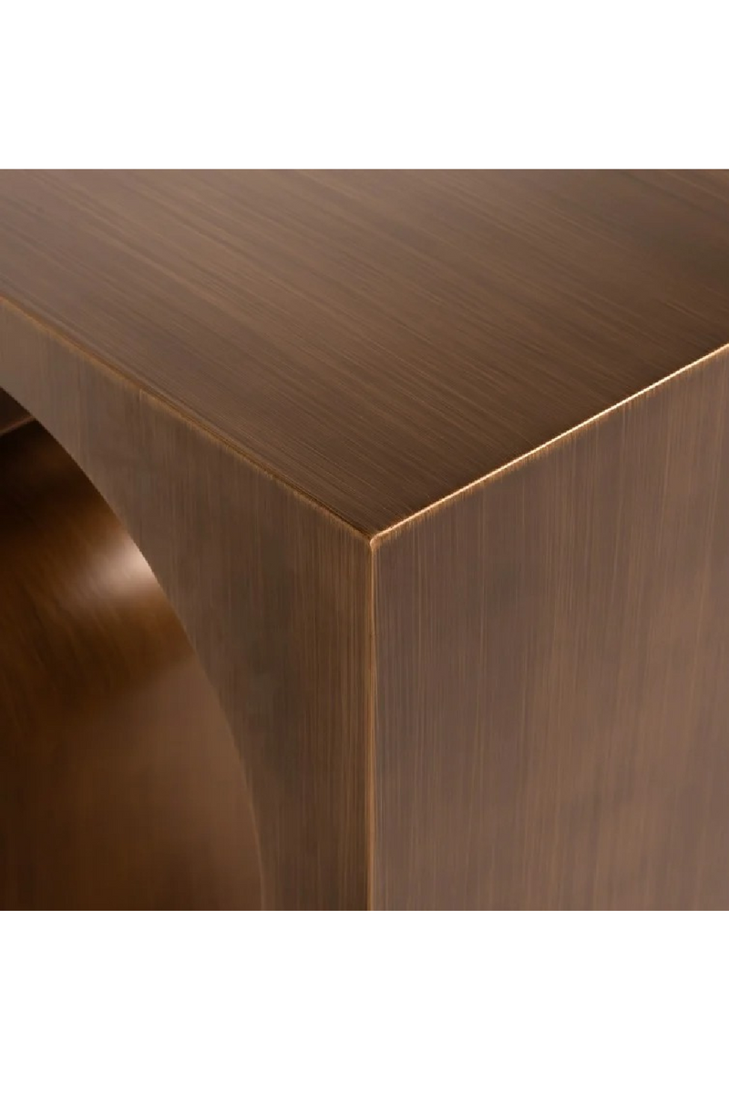 Brushed Gold Console Table | Richmond Interiors Lugano | Oroatrade.com