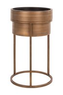 Brushed Gold Planter | Richmond Interiors Chadd | Oroatrade.com