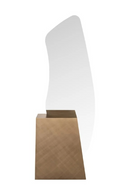 Brushed Gold Base Mirror | Richmond Interiors Mayla | Oroatrade.com