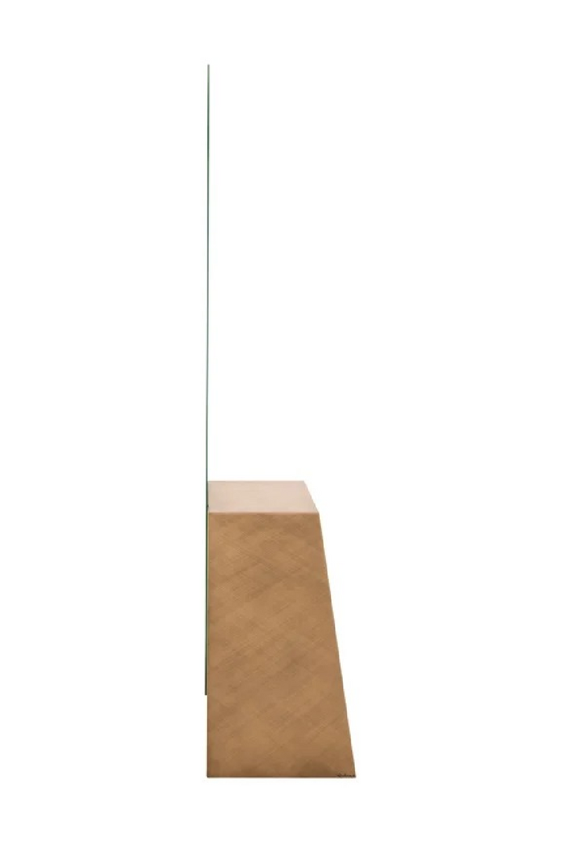 Brushed Gold Base Mirror | Richmond Interiors Mayla | Oroatrade.com