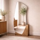 Brushed Gold Base Mirror | Richmond Interiors Mayla