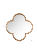 Clover-Shaped Gold Mirror | Richmond Interiors Lowen | Oroatrade.com